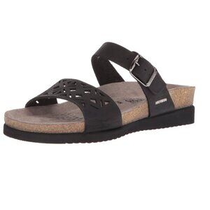 Mephisto Women's HIRENA Slide Sandal, Black, 9 M US